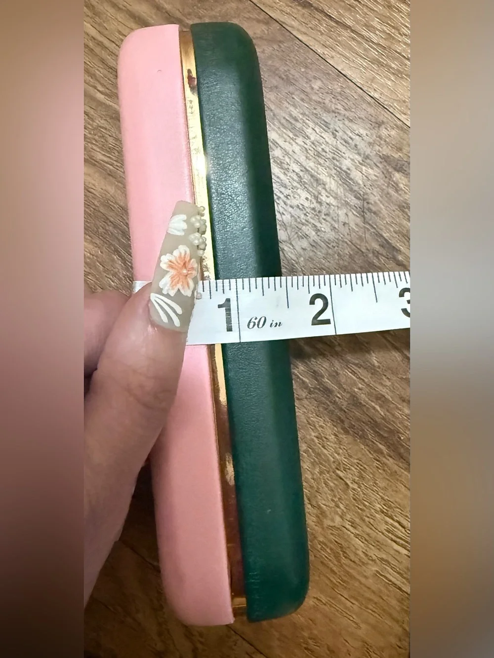 Kate Spade pink hard-shell eyeglass case